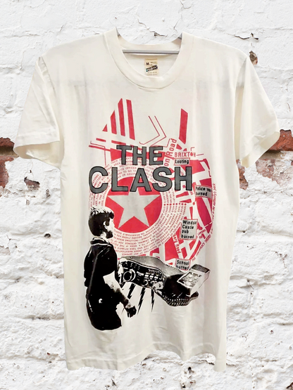 THE CLASH - RARE - Out of Control - 1984 - T-Shirt
