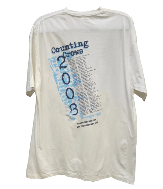Counting Crows 2008 US Tour Tee — NY Skyline