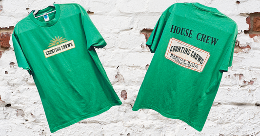 Counting Crows Cornell University 2002 House Crew Tee | Bruce Jones Closet