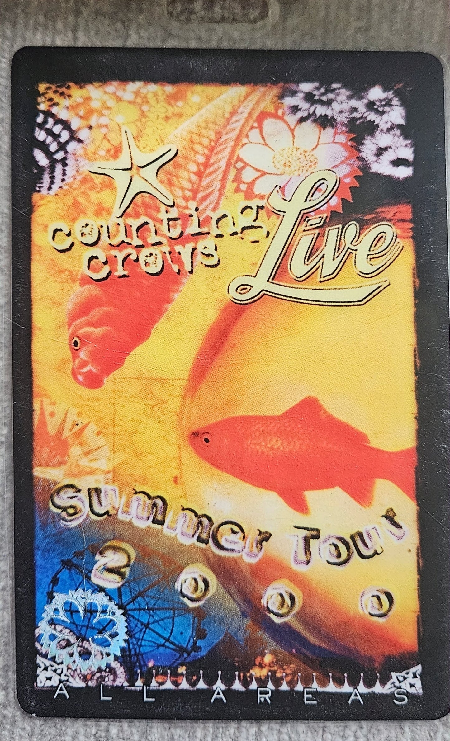 Counting Crows – 2000 Tour Laminate | Johnny "JW" Roberts Closet