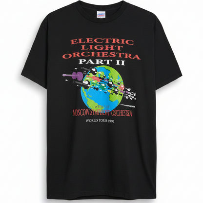 ELO Part II World Tour 1991 vintage t-shirt — front