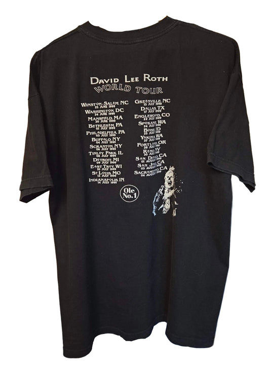 David Lee Roth World Tour 1999 Crew Tee