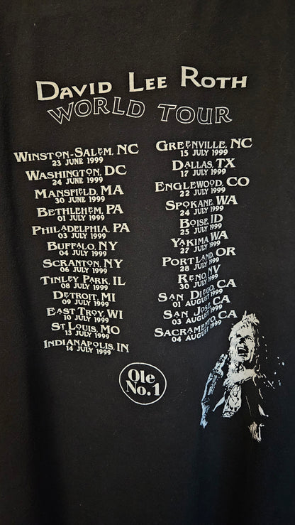 David Lee Roth World Tour 1999 Crew Tee