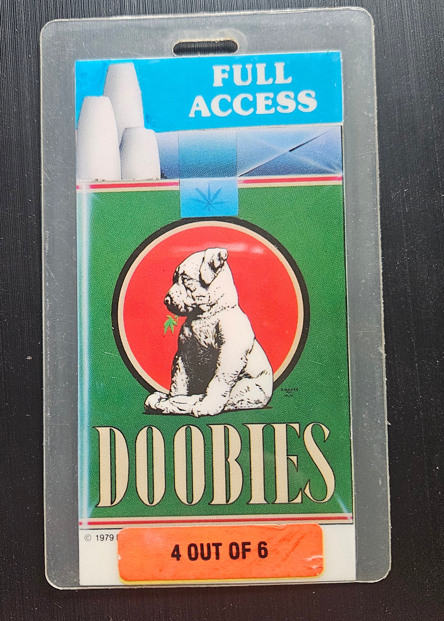 The Doobie Brothers – Tour Laminate | Johnny "JW" Roberts Closet
