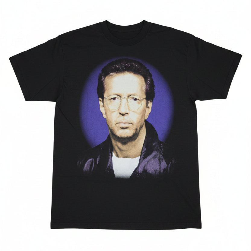 Eric Clapton Royal Albert Hall 1993 tee - front with purple face portrait