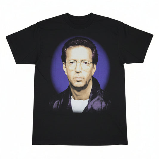 Eric Clapton Royal Albert Hall 1993 tee - front with purple face portrait