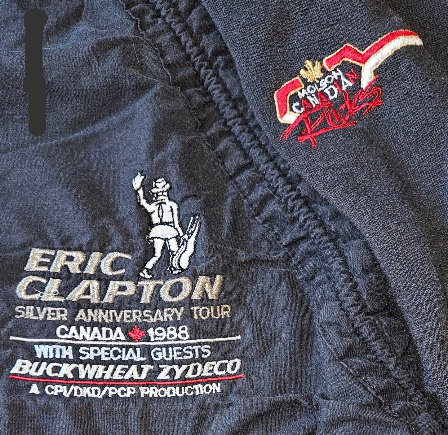 Eric Clapton Silver Anniversary Tour Canada 1988 Jacket Sweatshirt
