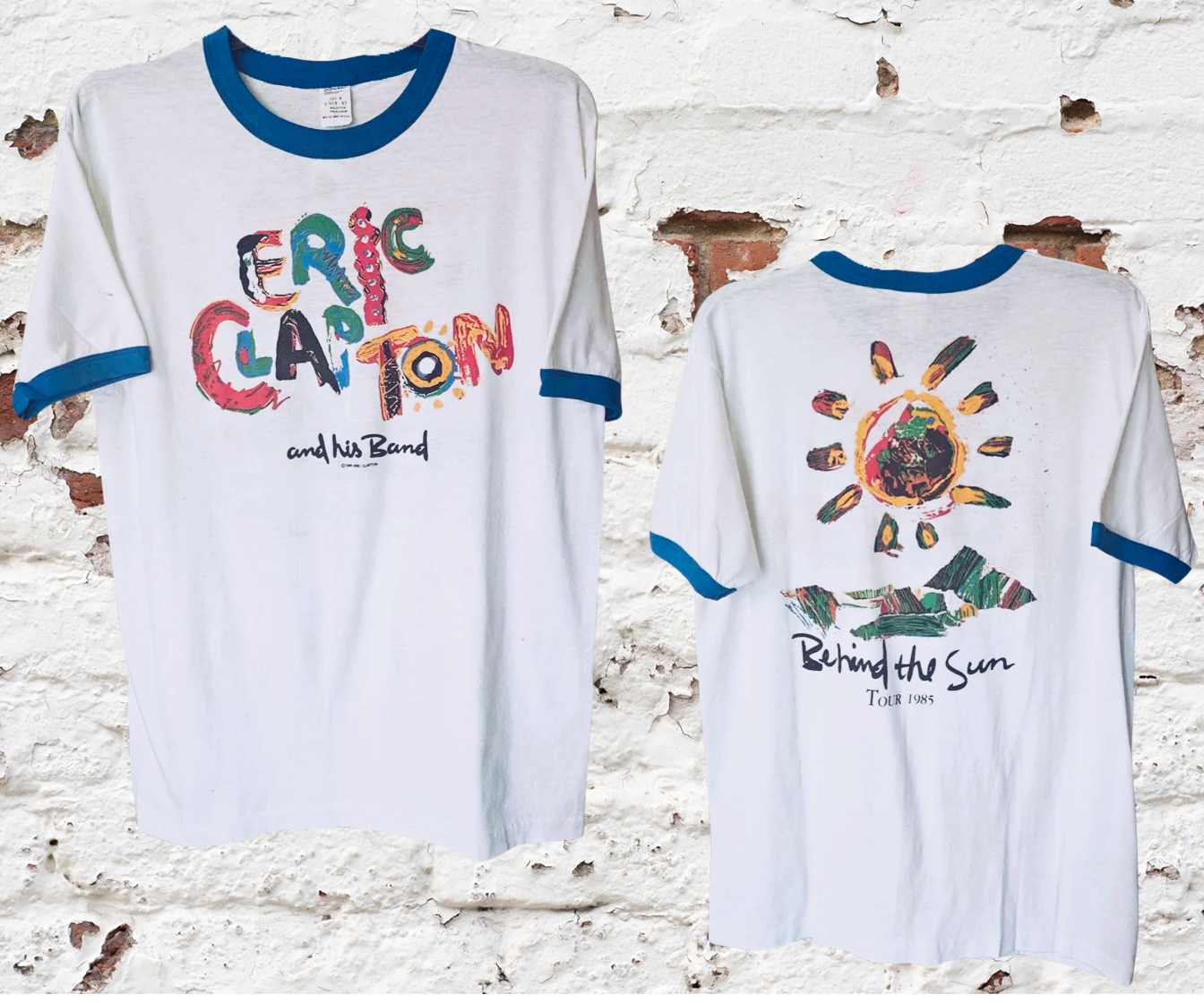 Eric Clapton Vari-Lite Showco Ringer Tee
