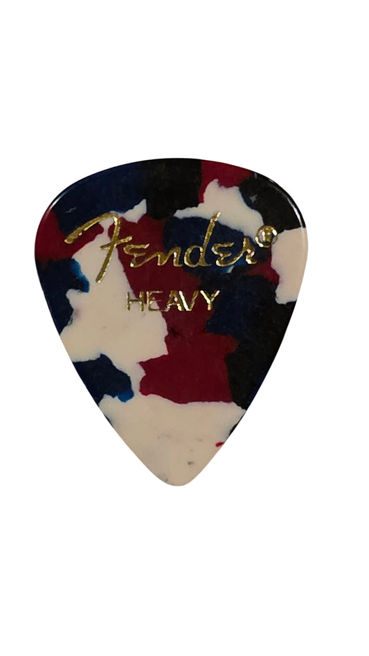 Fender Multicolor Heavy Guitar Pick