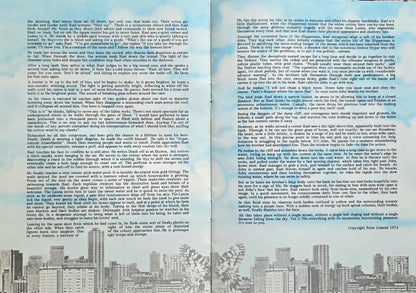 Genesis 1975 programme interior - band photos and text