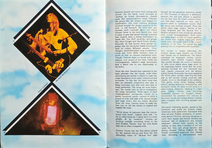 Genesis 1975 programme - European tour dates Feb-May 1975