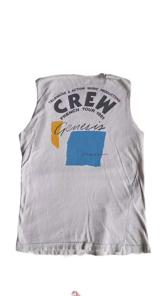 Genesis Abacab French Tour 1981 Crew Shirt