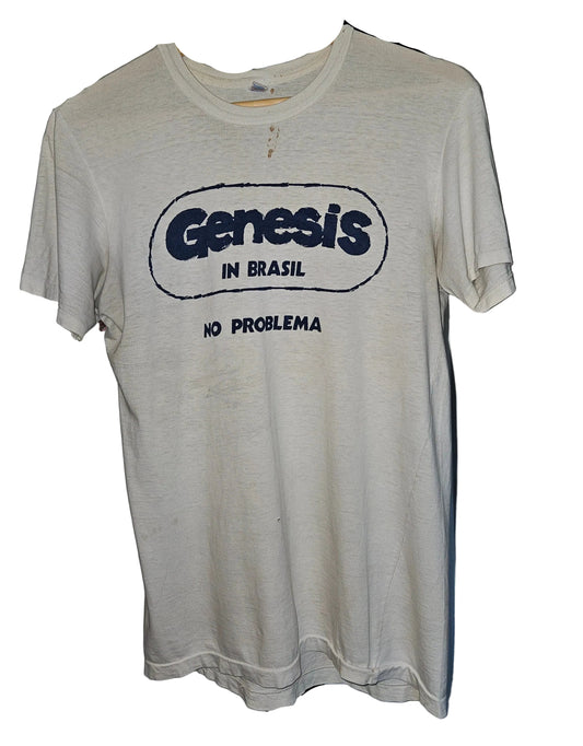 Genesis in Brasil "No Problema" Tour T-Shirt - Rare Collector Item