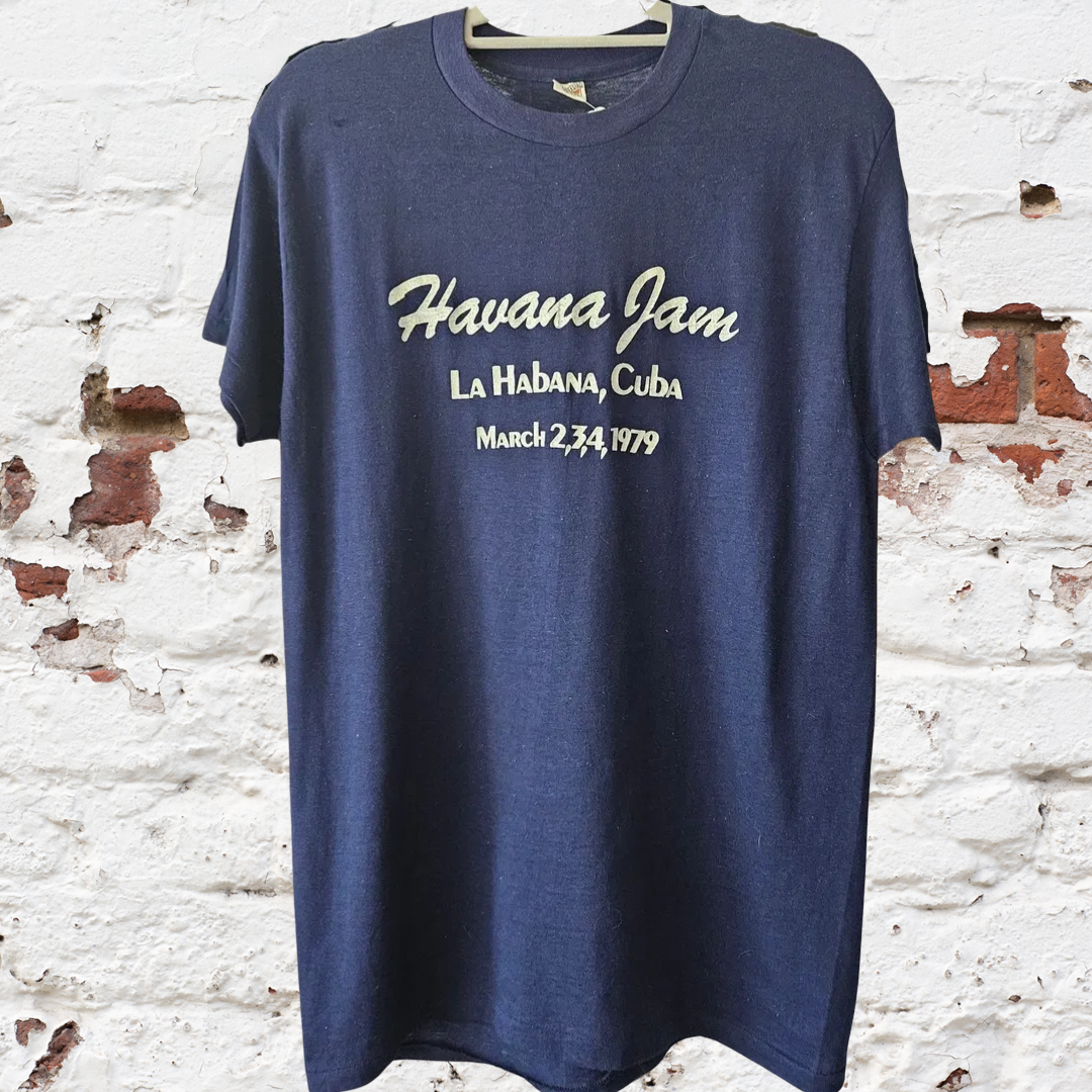 Vintage Havana Jam Staff T-Shirt - La Habana, Cuba - March 2,3,4 1979
