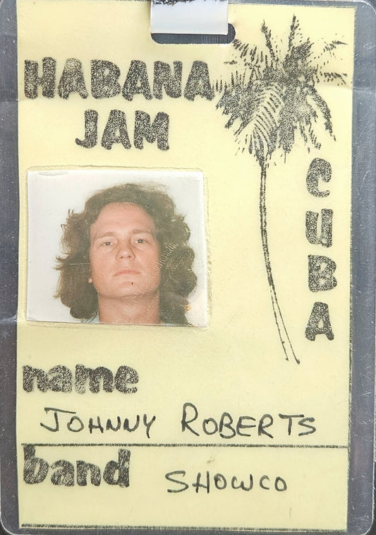 Habana Jam Cuba 1979 – Photo ID Credential | Johnny "JW" Roberts Closet