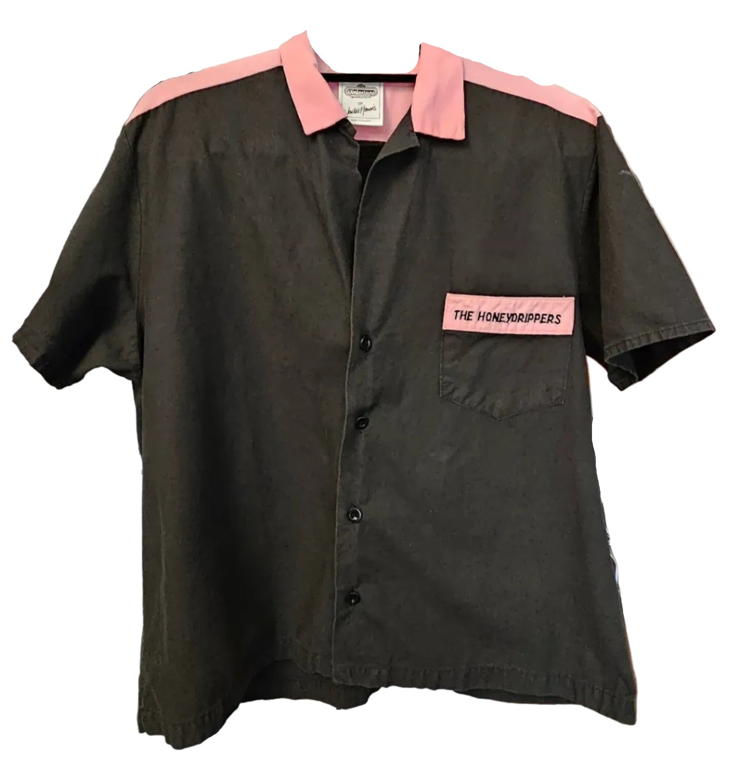 Robert Plant's The Honeydrippers Bowling Shirt — From the Personal Archive of Donnie "DK" Kretzschmar, SHOWCO Senior Sound Engineer