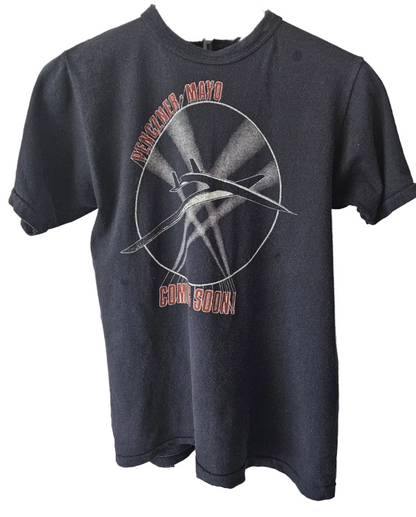 PWNCZNER-MAYO “Coming Soon” (Jet Front) Vintage T-Shirt — full original shirt photo