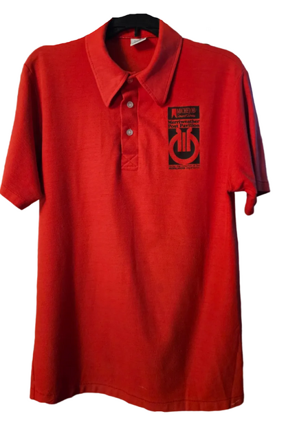 Merriweather Post Pavilion Michelob Presents Red Polo — original shirt photo from Bill Doc Gans collection