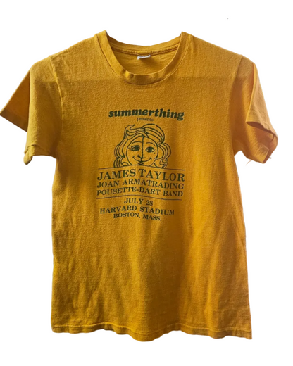 James Taylor “Summerthing Boston” (7/28) Vintage T-Shirt — full original shirt photo