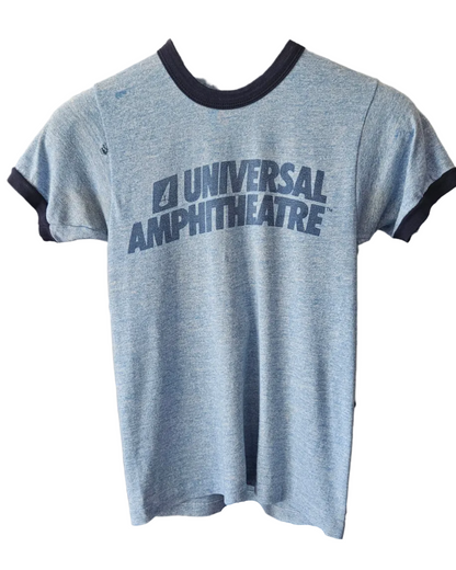 Jackson Browne & The Section “Universal Amp.” (9/13/1977) Vintage Ringer Tee — original shirt photo from Bill Doc Gans collection