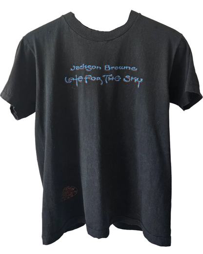 Jackson Browne “Late For The Sky” Vintage T-Shirt — original shirt photo from Bill Doc Gans collection
