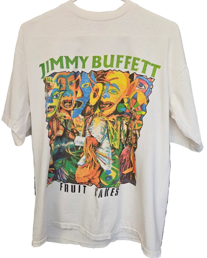 Jimmy Buffett “Fruit Cake” Vintage T-Shirt — original shirt photo from Bill Doc Gans collection