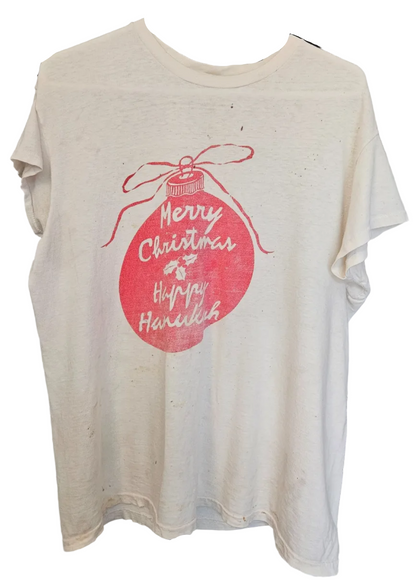 Black Oak Arkansas “Merry XMAS / Happy Hannukah” Vintage T-Shirt — original shirt photo from Bill Doc Gans collection
