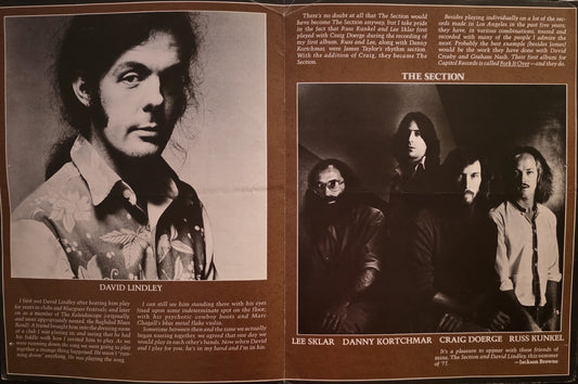 Jackson Browne Running on Empty Summer Tour '77 — Original Concert Program (Complete)