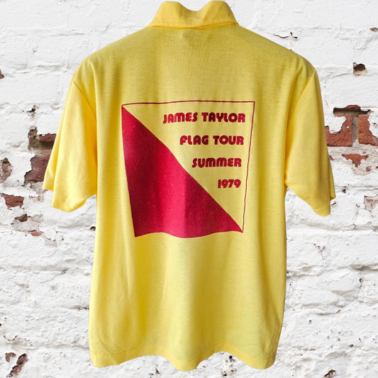 Showco James Taylor Flag Summer Tour Polo 1979 (Yellow)