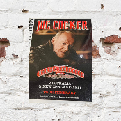 Joe Cocker and the Destroyers 2011 Australia & New Zealand Tour Itinerary | Bruce Jones Closet