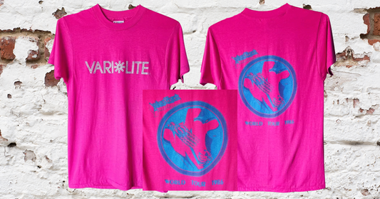 Judas Priest 1986 Fuchsia Shirt with Metallic Silver Print (M, New)