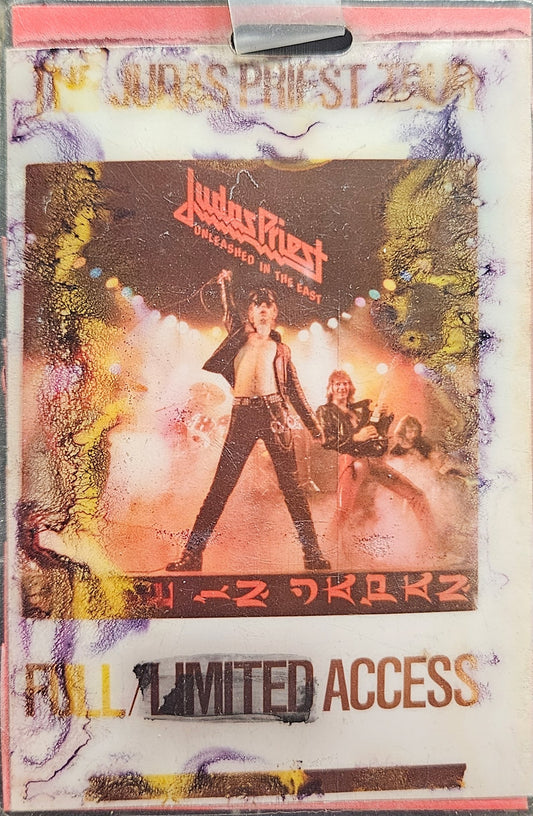 Judas Priest – '79-'80 Tour the Colonies Full Limited Access Laminate | Johnny "JW" Roberts Closet