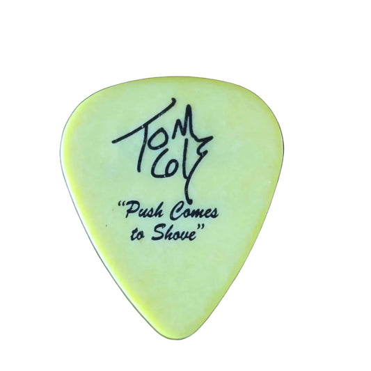 Jackyl Yellow Guitar Pick — "Push Comes to Shove" Tom Cole Signature