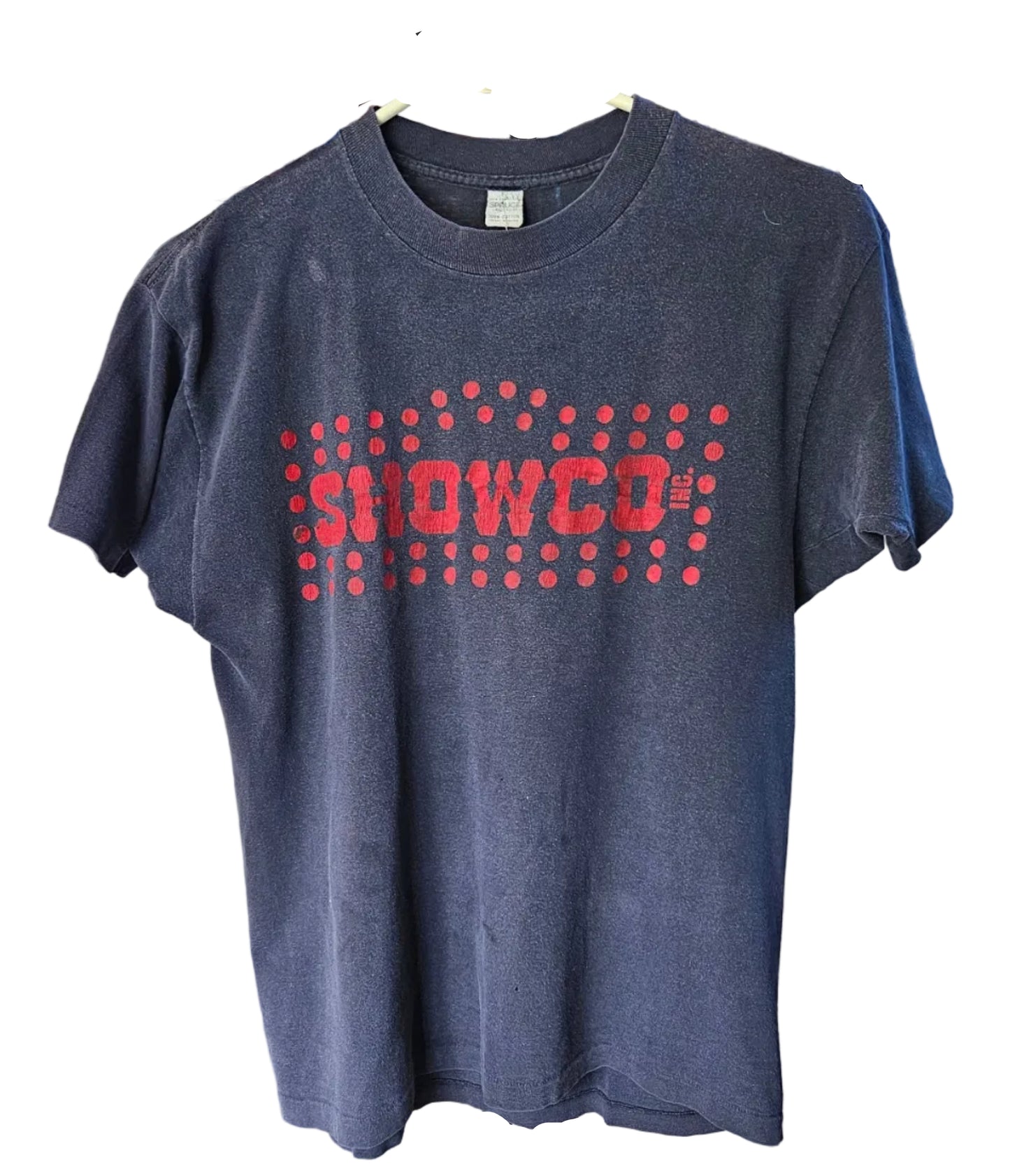 Led Zeppelin 1977 Black Shirt with Red Lettering (Worn)