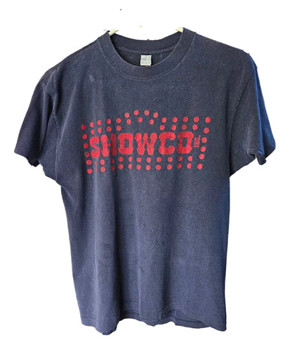 Led Zeppelin 1977 Black Shirt with Red Lettering (Worn)