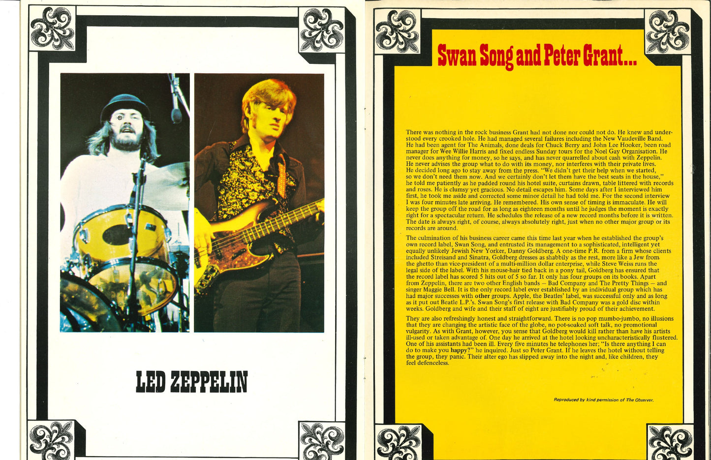 Led Zeppelin — Earls Court 1975 Original Concert Program | Donnie “DK” Kretzschmar’s Closet