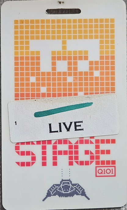 Live – 'The Distance to Here' 2000 Hard Rock Live Acceso Total Laminate | Johnny "JW" Roberts Closet