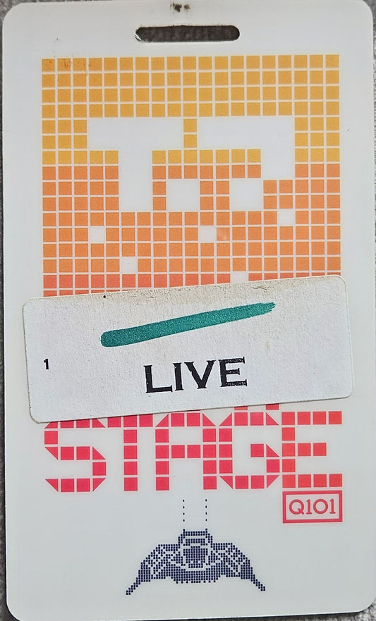 Live – 'The Distance to Here' 2000 Hard Rock Live Acceso Total Laminate | Johnny "JW" Roberts Closet
