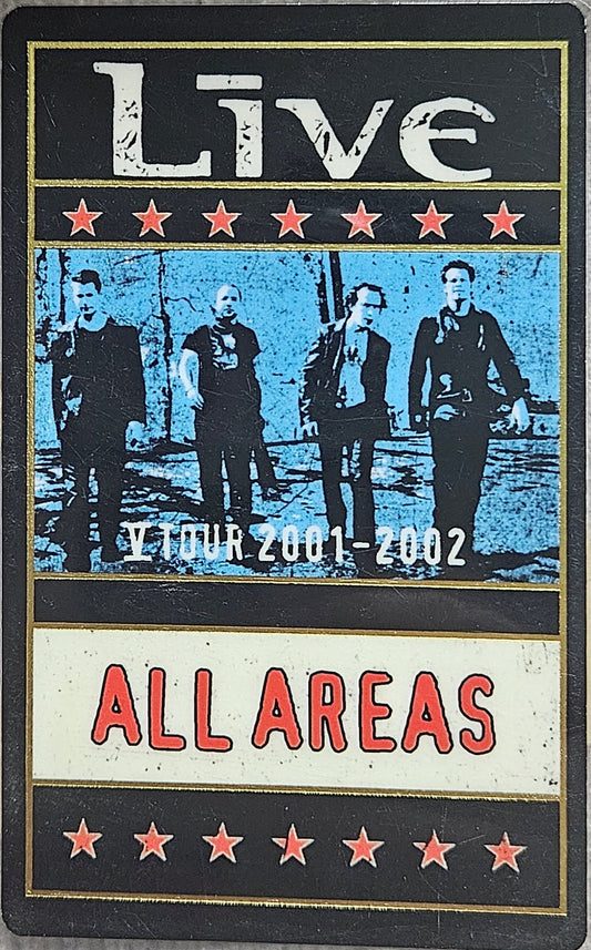 Live – Tour Photo ID Laminate | Johnny "JW" Roberts Closet