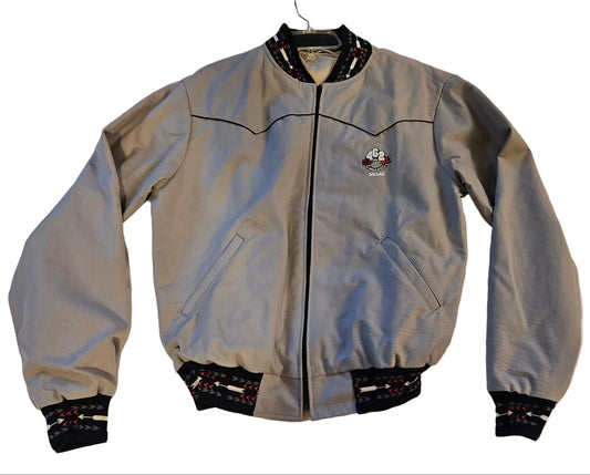 Paul McCartney World Tour 1990 crew jacket front — 462 Concerts Dallas emblem
