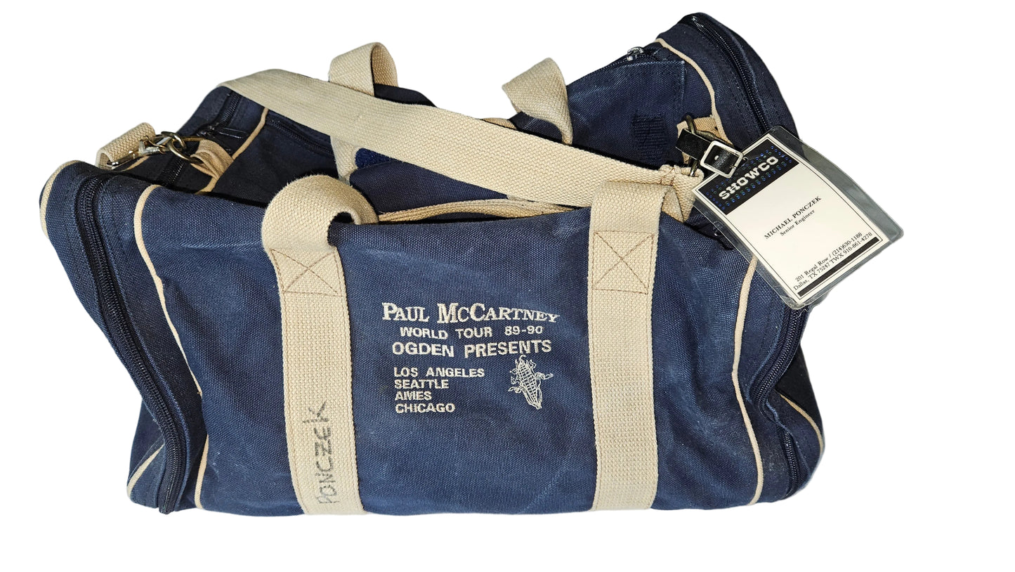 Paul McCartney World Tour 1989-90 Duffel Bag