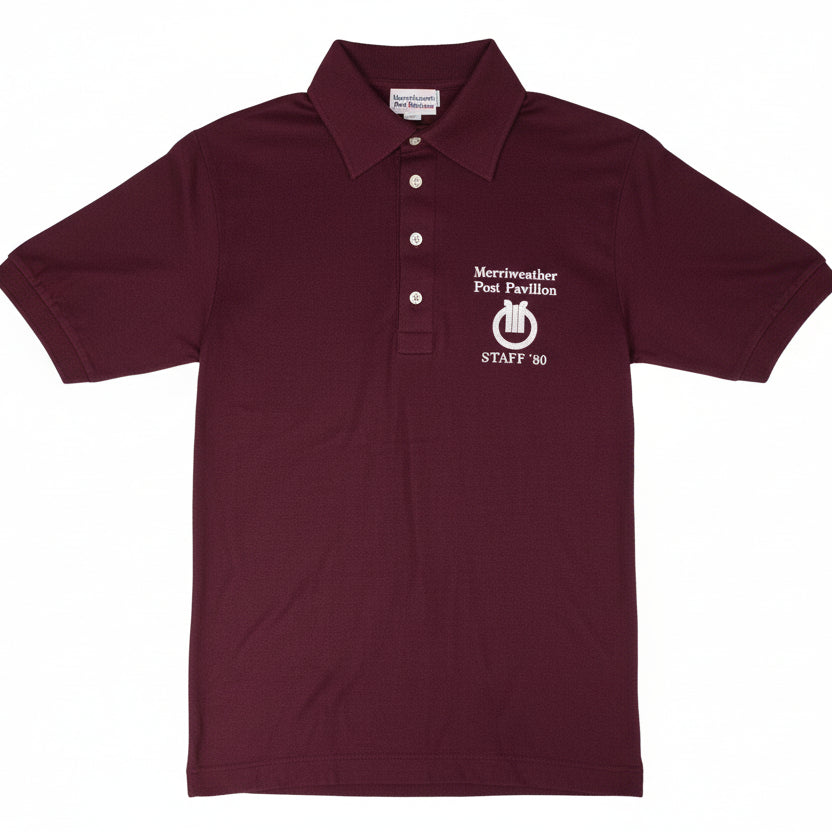 1980 Merriweather Post Pavilion Staff Polo - Rare Crew Issue/Phil Collins
