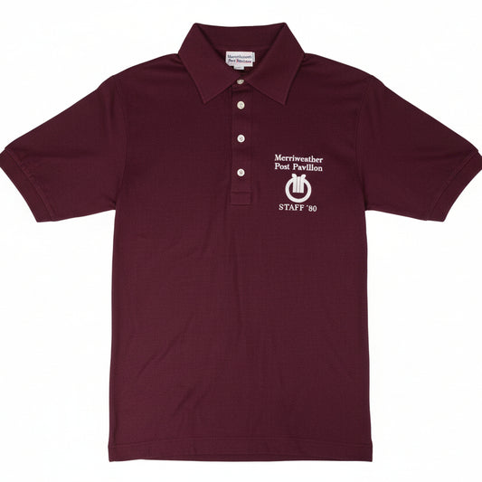 1980 Merriweather Post Pavilion Staff Polo - Rare Crew Issue/Phil Collins