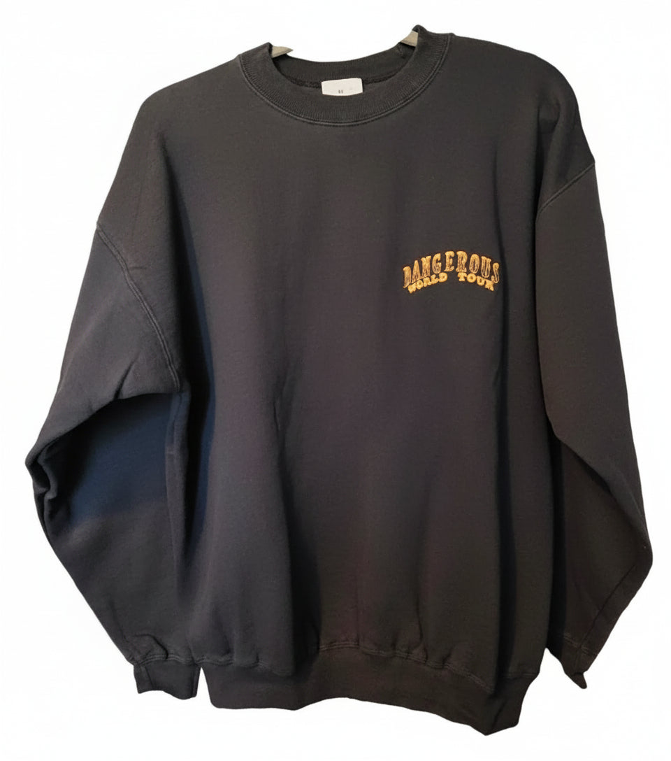 Michael Jackson Dangerous World Tour Mexico 1993 Crew Sweatshirt