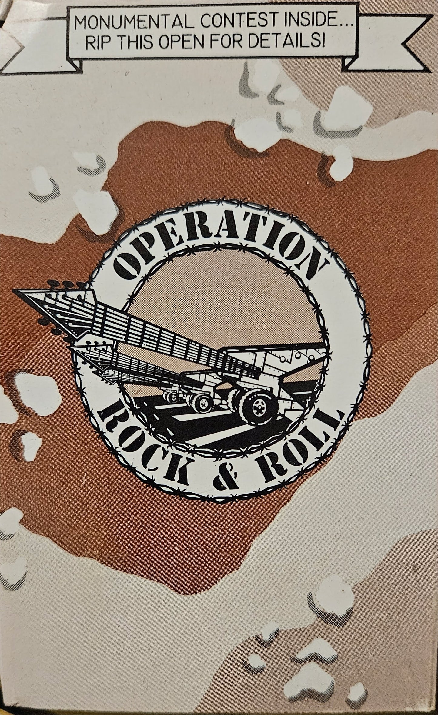 NEW SEALED - Operation Rock & Roll 1991 Giveaway Cassette Tape (14-Song Demo) Judas Priest, Motörhead & More