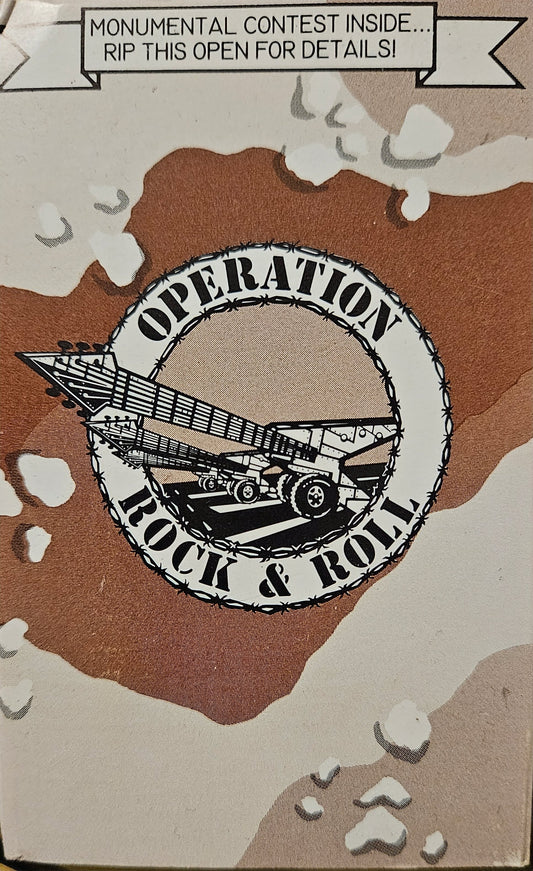 NEW SEALED - Operation Rock & Roll 1991 Giveaway Cassette Tape (14-Song Demo) Judas Priest, Motörhead & More