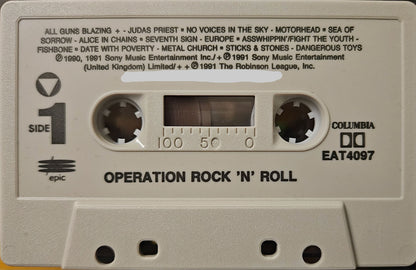 NEW SEALED - Operation Rock & Roll 1991 Giveaway Cassette Tape (14-Song Demo) Judas Priest, Motörhead & More