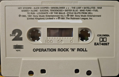 NEW SEALED - Operation Rock & Roll 1991 Giveaway Cassette Tape (14-Song Demo) Judas Priest, Motörhead & More
