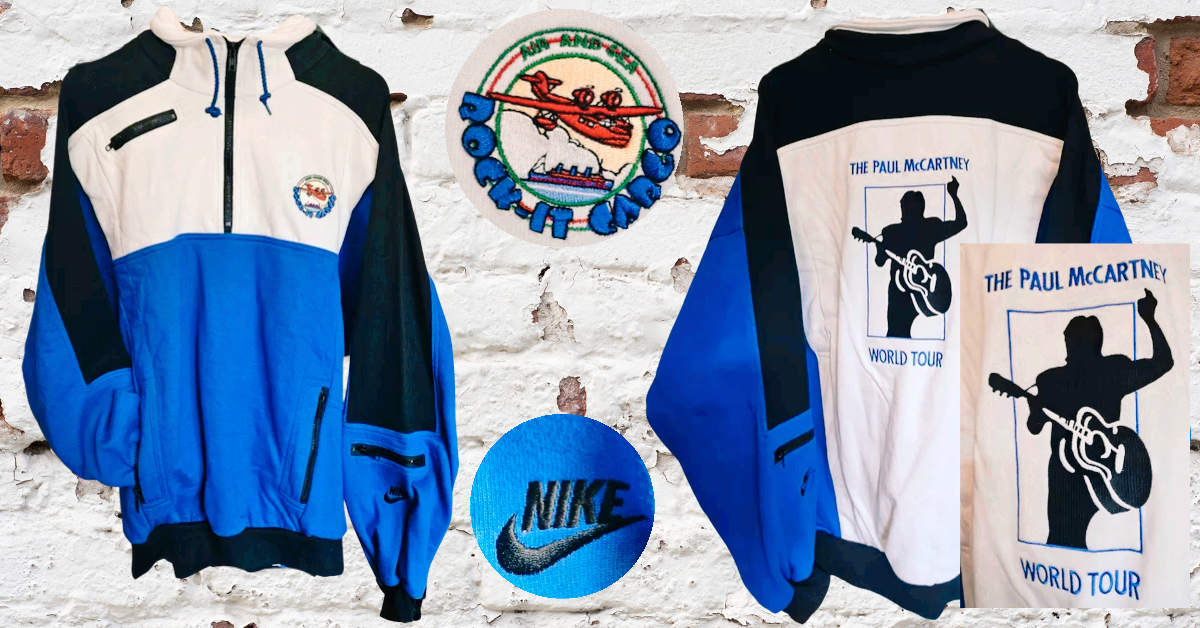 Nike 1990 Rock it Cargo / Paul McCartney World Tour" Pullover Sweatshirt