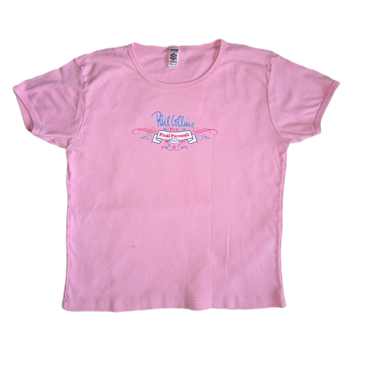 Phil Collins First Final Farewell Tour Pink Shirt - 2005